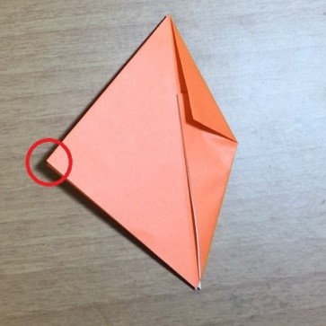 カボチャの折り紙の簡単な折り方ジャックオーランタン3