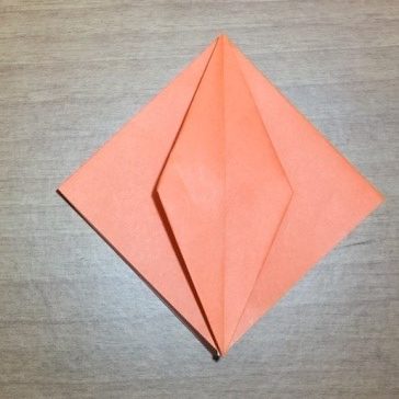 カボチャの折り紙の簡単な折り方ジャックオーランタン3
