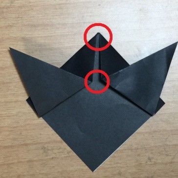 猫の折り紙の折り方簡単に作れるし黒の折り紙ならジジにもなるよ
