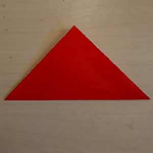 折り紙で簡単なサンタエッグスタンド