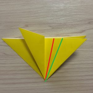 折り紙1枚で簡単に作れる星の折り方