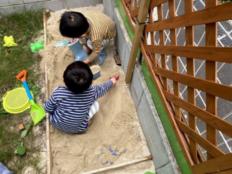 自宅の庭に簡単な砂場をdiyしたがデメリットを話しておきたい Frompapas